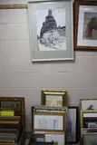 Bottle kilns, a watercolour by Elizabeth Ford, watercolour, sold Jun 2017