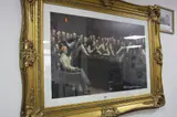 a gilt framed colour print of a game of snooker, together with assorted prints and a watercolour (9) by Pictures And Prints, print, sold May 2017