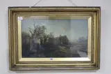 (exh. 1880-1896), 'Old Farm Building near Cannock', oil on canvas, signed lower by Edward Partridge, oil on canvas, sold Apr 2017