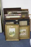 a quantity of 19th and 20th Century paintings and prints, including four scenes of Cornwall and Lake District, a mirror by Pictures And Prints, oil on canvas, sold Apr 2017