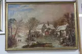 An Old Mill near Rugeley, signed and dated lower right, signed and dated 1880 and by William Stone, 1880, oil on canvas, sold Apr 2017