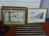 Montacute House, 1979, Cotswold, Oxfordshire 1941 and Looking Down from the Chilterns 1941, watercolours, 23cm x 33cm and smaller (3) by F.w.r. 'ray' Stimpson, watercolor, sold Apr 2017