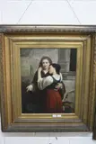 'The Poor Musicians, oil on canvas, titled and signed verso, approximately 43cm x by Oliver Marsh, oil on canvas, sold Mar 2017