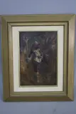 Full length portrait of a Cavalier, posed in a woodland clearing, by David W. Haddon, oil on canvas, sold Mar 2017