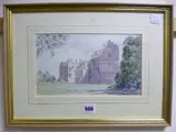 Montacute House, 1979, Cotswold, Oxfordshire 1941 and Looking Down from the Chilterns 1941, watercolours, 23cm x 33cm and smaller (3) by F.w.r. 'ray' Stimpson, watercolor, sold Mar 2017