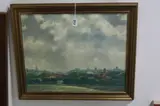 Norwich from The West, oil on board, signed lower right, titled verso, approximately by John Grimble, oil on board, sold Feb 2017
