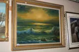 cottage riverscape, oil on canvas, signed lower right, approximately 49.5cm x 60cm, by L Skinner, oil on canvas, sold Feb 2017