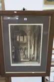 'The Church of Notre Dame quart .... Belgium', signed lower by J. Alphege Brewer Coloured Engraving, ENGRAVING, sold Feb 2017