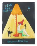 Hexe Am Abend, der Grosse UFA film by Dorte Clara Dodo Burgner, watercolour on paper, sold Nov 2016