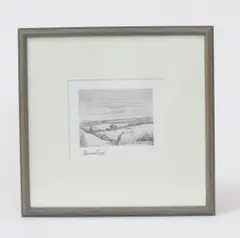 Little Stack by Bernard Leach, etching on paper, offered Nov 2016