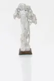 Psyche, 1933 a stoneware figure, glazed white on wooden stand signed and dated in the cast, 41cm by Stanley Nicholson Babb, sculpture, sold Nov 2016