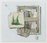 Lot no by Leslie Gooday, acrylic on board, sold Oct 2016