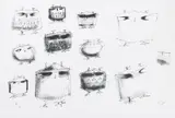 Owls, a limited edition print on paper, mounted, and another limited edition print by Susan Parkinson signed SP and numbered 2/10 255 x 18cm (image), (2) by Susan Parkinson, print on paper, sold Oct 2016