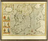 The kingdome of irland by John Speed, 1610, print (other), sold Jul 2016