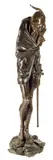 A large bronze figure of Mephistopheles, standing on a rocky outcrop by Jacques-Louis Gautier, bronze, sold Jul 2016