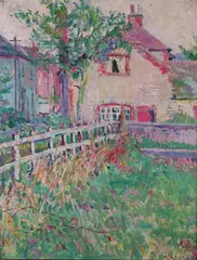 Evening Glow by M. A. Mathers, Oil on canvas, sold Jun 2016