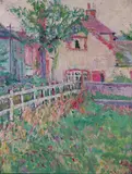 Evening Glow by M. A. Mathers, Oil on canvas, sold Jun 2016