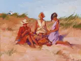 Untitled by Ken Moroney, Oil on board, sold Jun 2016
