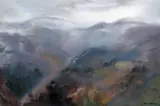 Valley Grey Signed, also signed, titled and dated 1968 on the stretcher verso Oil on canvas 32 x 47cm ++Good condition by John Hitchens, 1968, Oil on canvas, sold Jun 2016