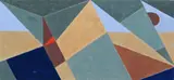 July Convergence Signed, titled and dated 1994 verso Oil on softboard 12 x 25.5cm ++Good condition by George Dannatt, 1994, Oil on softboard, offered Jun 2016