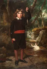 The Young Waltonian by James Faed, oil on canvas, sold Oct 2013