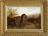 landscape with mill by Frederick Spang, oil on canvas, sold Jan 2020