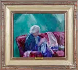of Mrs. Patton by Martha Walter, oil on board, offered Jan 2020