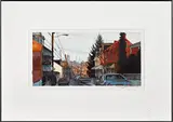 titled Poplar Street Lancaster by David Brumbach, watercolor, sold Jan 2020