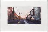 Lancaster street scene by David Brumbach, watercolor, sold Jan 2020