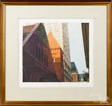 of Central Market Lancaster by David Brumbach, watercolor, sold Jan 2020