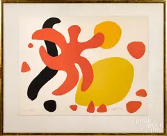 of Les Etoiles by Alexander Calder, lithograph, sold Jan 2020