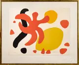 of Les Etoiles by Alexander Calder, lithograph, sold Jan 2020