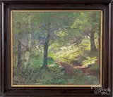 landscape by Daniel Santry, oil on board, sold Dec 2019