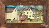 works by Dolores Hackenberger, oil on board, sold Dec 2019