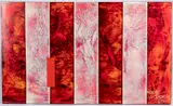 works by John A. Carlson, acrylic on board, sold Dec 2019