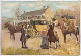 of Washington's return by Winfield Lukens, oil on canvas, sold Dec 2019