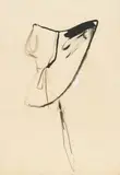Mr. John Cover for 'Town and Country' by Joe Eula, graphite, ink, charcoal, and gouache on paper, sold Dec 2021