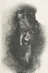 Foot and Faces by Marisol Escobar, 1961, lithograph on paper, sold Dec 2021