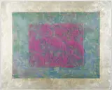 Artwork, Dotted Fish Series #1 by Large mixed-media abstract artwork by Andrew Steinhauer, screen print, sold Oct 2023