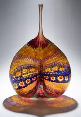 Glass by Stephen Rolfe Powell, multiple, sold Jul 2022