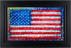 Augmented Reality American Flag , Yanke Doodle by Tim Yanke, print, sold Jul 2025