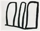 Red Rock Stockyard by Rover Thomas, 1996, etching and aquatint, sold Mar 2010