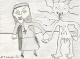 Untitled by Harry Wedge, 1992, pencil on paper, sold Mar 2010