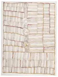 Untitled by Kutuwulumi Purawarrumpatu, 1998, natural earth pigments and synthetic binder on paper, sold Mar 2010