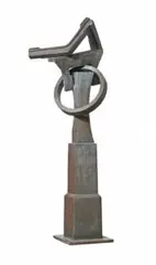 The Sentinel by Robert Klippel, 1988, bronze, sold Sep 2010