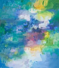 Landscape At Marcoola by Sam Fullbrook, 1971, oil on canvas, sold Sep 2010