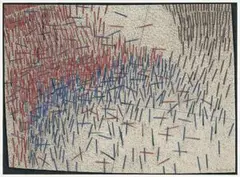 Battle by John Brack, 1981, watercolour, pen and ink on paper, sold Sep 2010