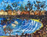 Seashore by John Perceval, 1994, oil on canvas, offered Sep 2010