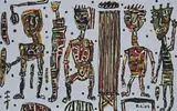 Heavy Metal by David Larwill, 2001, oil on steel on board, sold Sep 2010