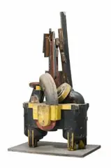 No. 720 by Robert Klippel, 1989, wood assemblage, offered Sep 2010